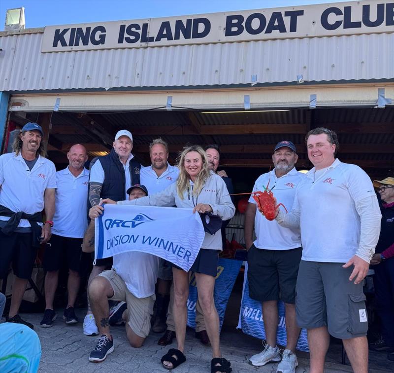 Jac Hoi crew- 2025 Melbourne to King Island photo copyright Belinda Duivenvoorden taken at Ocean Racing Club of Victoria and featuring the IRC class