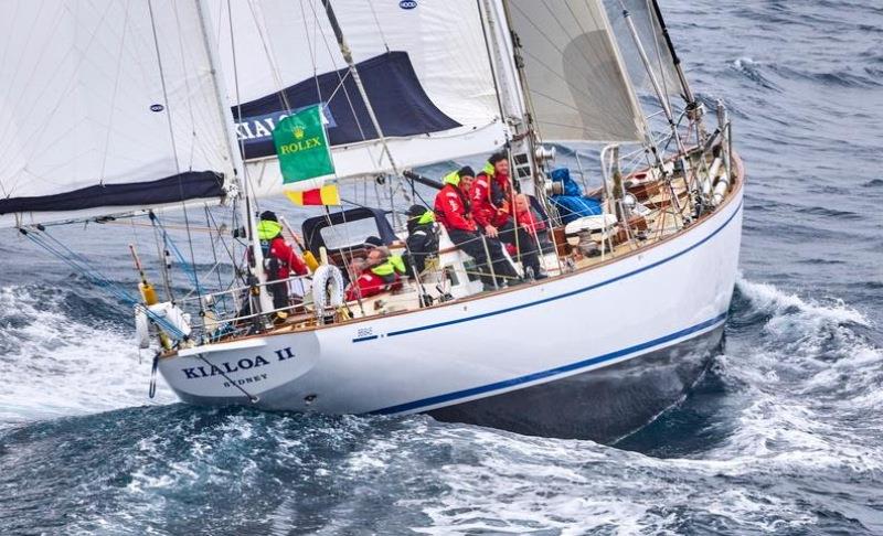 Paddy Broughton's 73ft S&S yawl Kialoa II - photo © ROLEX / Carlo Borlenghi