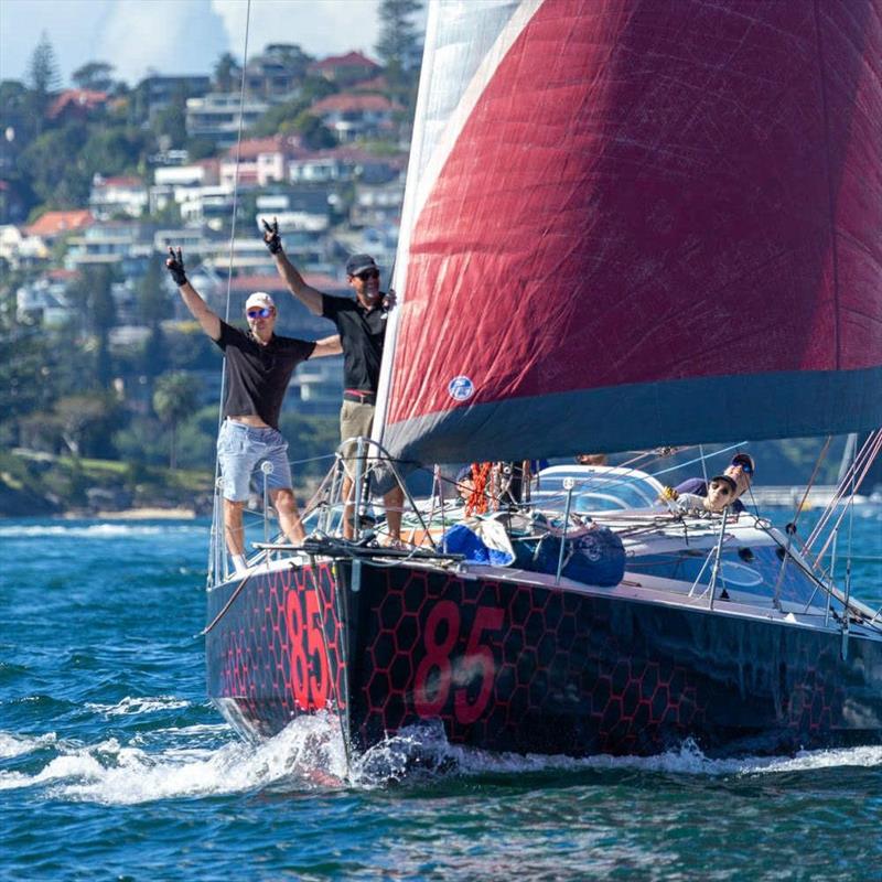 The Le Tiroflan bow team in action photo copyright Dave Brogan / CYCA taken at Cruising Yacht Club of Australia and featuring the IRC class