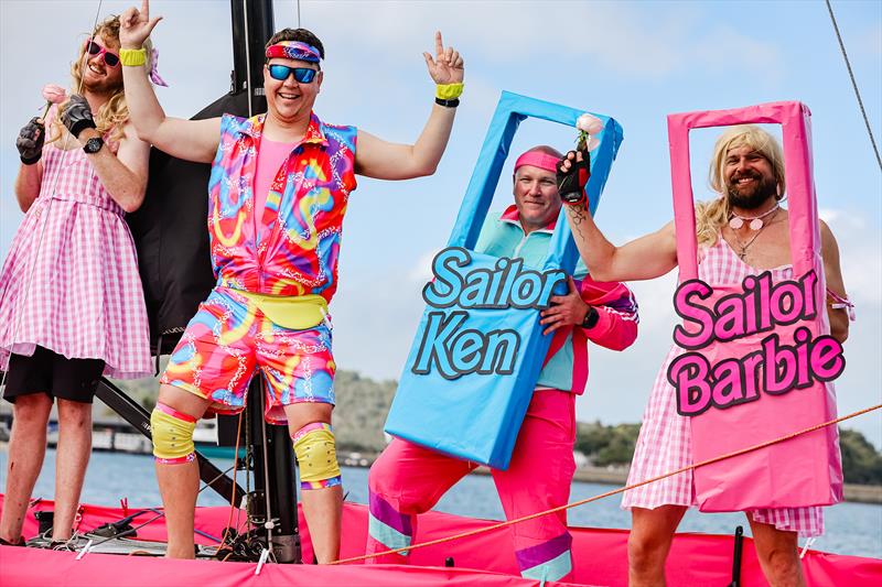 2025 Hamilton Island Race Week - Owner of Carbontest.au Neil Young 2nd from left, as Ken - photo © Salty Dingo
