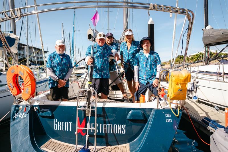 Great Xpectations crew - owner Rod Wills front and centre - SeaLink Magnetic Island Race Week 2025 - photo © Revolution Production