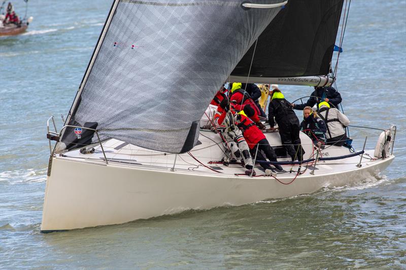 JOG Stoneways Marine Cowes-Poole (aka plan B) Race Weekend photo copyright Martin Augustus / www.sailingimages.co.uk taken at Junior Offshore Group and featuring the IRC class