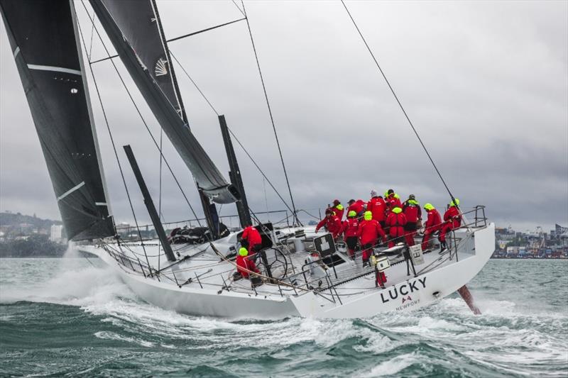 Lucky approaches the finish line in Auckland - Finish Sydney Auckland Race - October 14, 2025 photo copyright Tamsin Rountree taken at Royal Akarana Yacht Club and featuring the IRC class