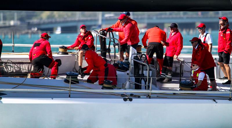The all-star afterguard of Lucky - (USA) - Juan K88 - Coastal Classic - October 24, 2025 - photo © Richard Gladwell - Sail-World.com/nz