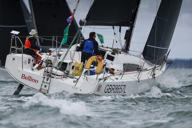Rob Craigie's Sun Fast 3600 Bellino (GBR), racing Two-Handed with RORC Commodore Deb Fish - photo © Paul Wyeth / RORC