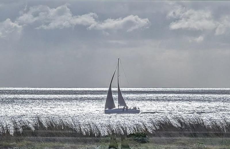 Pwllheli Autumn Challenge Series Finale - Nigel Ingram's XP33, Darling xx, watched by spectators ashore - photo © Peter Sinclair Gill