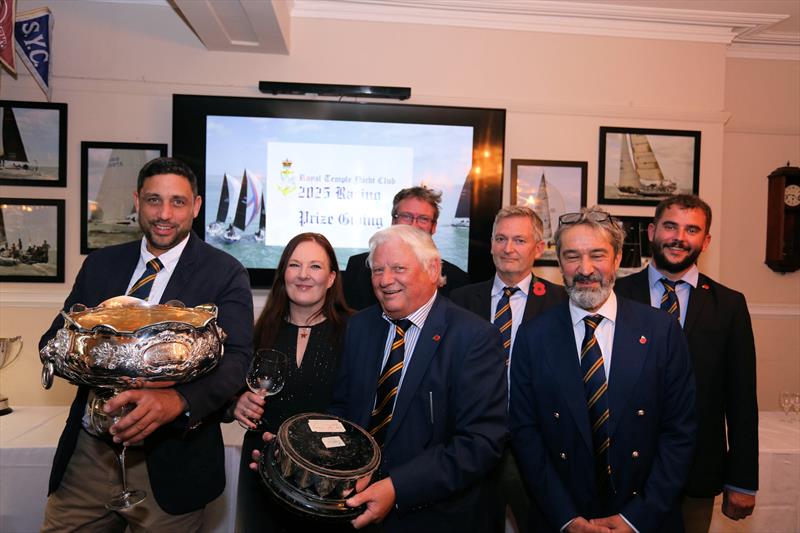 Overall Club Championship winning crew of 'Stiletto' - End of Year Prize-giving at Royal Temple YC photo copyright Chris Cox taken at Royal Temple Yacht Club and featuring the IRC class