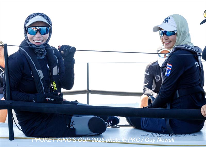 37th Phuket King's Cup 2025. HM Queen Suthida and Noppakao Poonpat, Vayu THA72 helm photo copyright Guy Nowell / Phuket King's Cup taken at Royal Varuna Yacht Club and featuring the IRC class