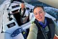 Richard and Emma Breese aboard the J/105 Mojo, taking on their biggest offshore challenge togethert in the RORC Round Britain and Ireland Race &copy; Mojo_Racing
