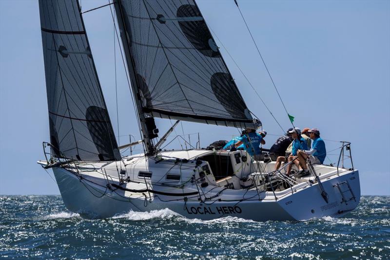 Local Hero crew gets down to business - Pantaenius Pittwater Regatta photo copyright Andrea Francolini, RPAYC taken at Royal Prince Alfred Yacht Club and featuring the IRC class
