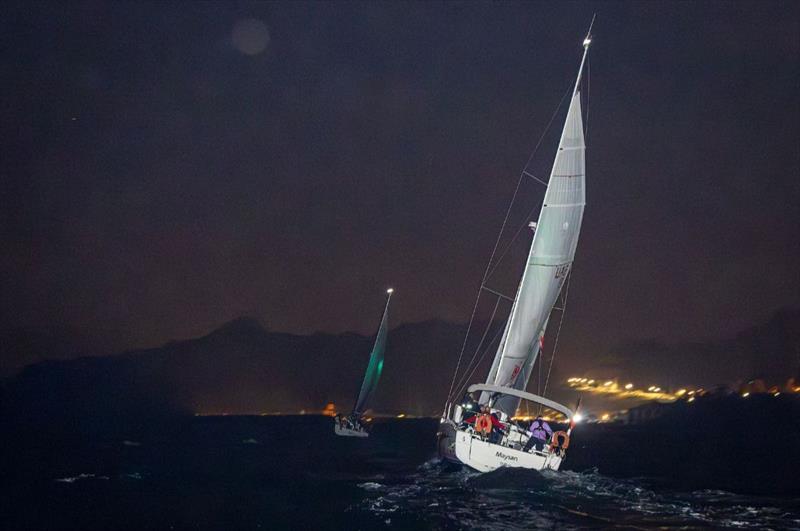 Maysan and Errai approaching Muscat - photo © Mikey Brignall / DOSC