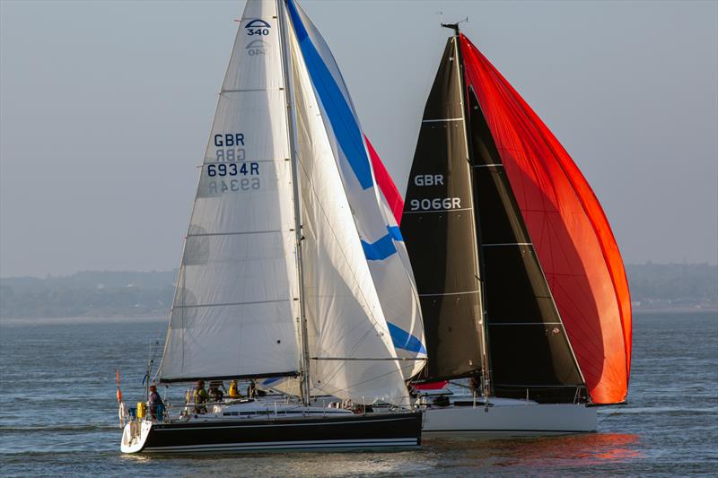 JOG Cowes to St Vaast Race Start photo copyright Martin Augustus / www.sailingimages.co.uk taken at Junior Offshore Group and featuring the IRC class