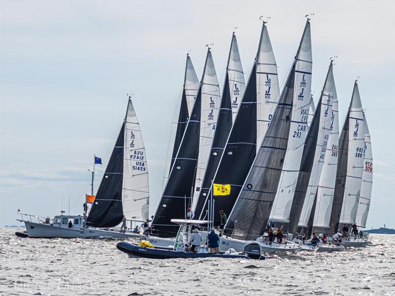 2019 J 105 North American Championship photo copyright Bruce Durkee taken at Corinthian Yacht Club and featuring the J105 class