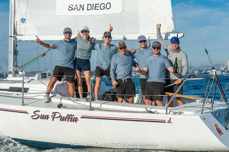 2024 Lipton Cup photo copyright Mark Albertazzi taken at San Diego Yacht Club and featuring the J105 class