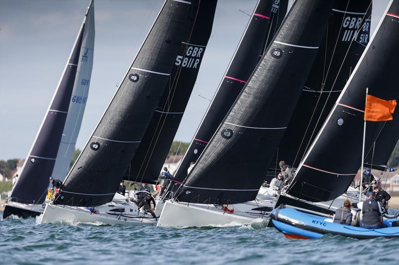 J/109 Start Line - RORC Vice Admiral's Cup 2024 - photo © Paul Wyeth / RORC