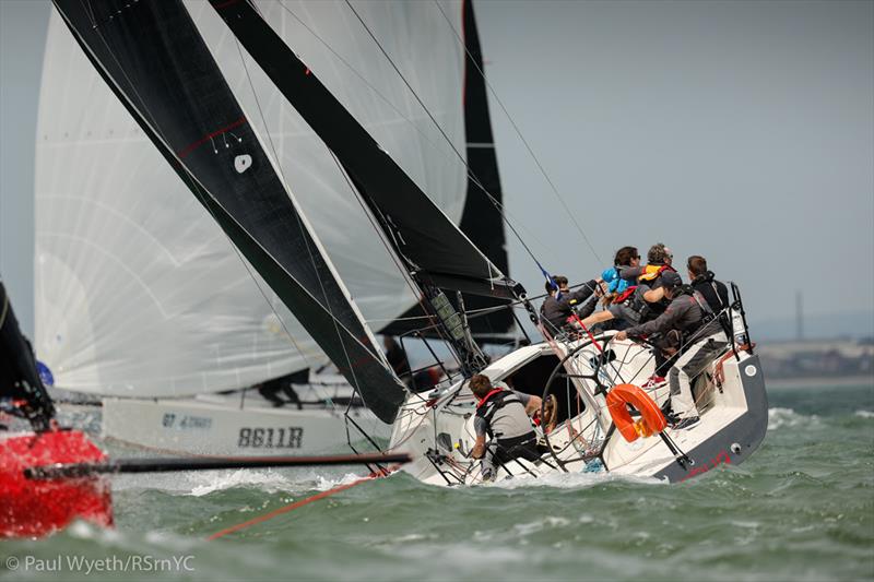 Cornel Riklin's J/111 Jitterbug during the Champagne Charlie Platinum Jubilee Regatta photo copyright Paul Wyeth / RSrnYC taken at Royal Southern Yacht Club and featuring the J111 class