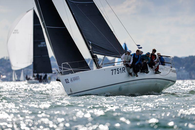 Chris Jones & Louise Makin's JourneyMaker 2 wins the J/111 class at the Land Union September Regatta 2022 photo copyright Paul Wyeth / www.pwpictures.com taken at Royal Southern Yacht Club and featuring the J111 class