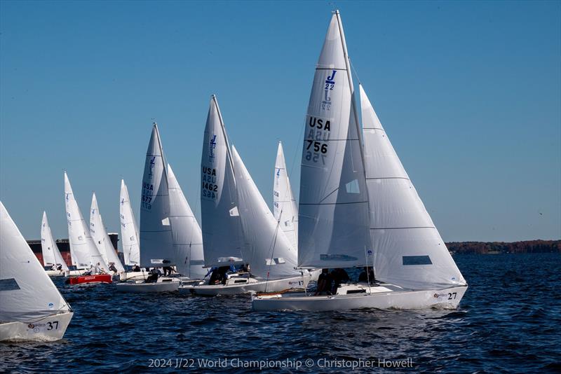 2024 J/22 World Championship photo copyright Christopher Howell taken at Eastport Yacht Club and featuring the J/22 class