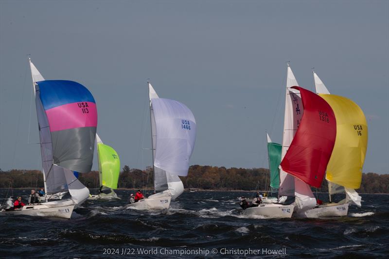 2024 J/22 World Championship photo copyright Christopher Howell taken at Eastport Yacht Club and featuring the J/22 class