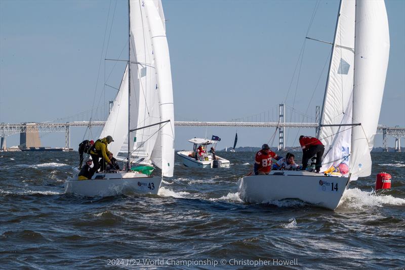 2024 J/22 World Championship photo copyright Christopher Howell taken at Eastport Yacht Club and featuring the J/22 class