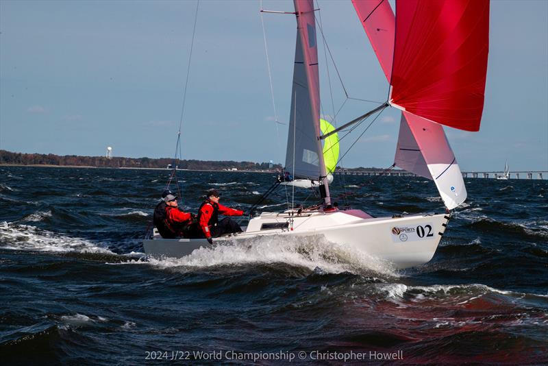 2024 J/22 World Championship photo copyright Christopher Howell taken at Eastport Yacht Club and featuring the J/22 class