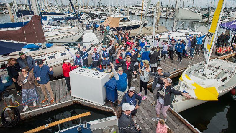 2026 Women's Winter Invitational Regatta photo copyright Mark Albertazzi taken at San Diego Yacht Club and featuring the J/22 class