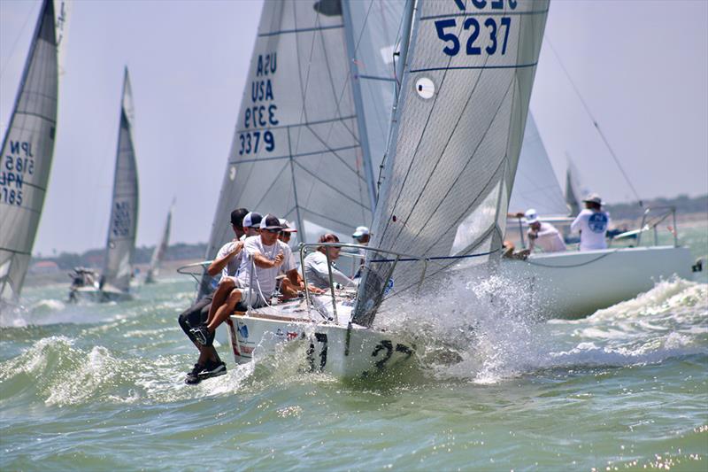 2022 J24 World Championship - Final Day photo copyright Emily Stokes taken at Corpus Christi Yacht Club and featuring the J/24 class