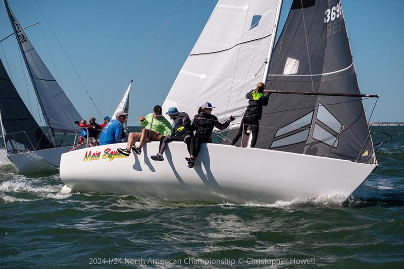 2024 J/24 North American Championship photo copyright Christopher Howell taken at St. Petersburg Yacht Club, Florida and featuring the J/24 class