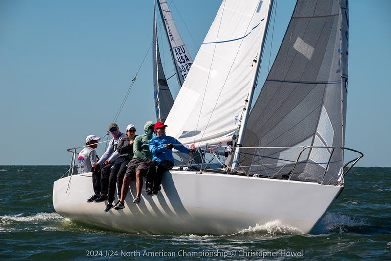 2024 J/24 North American Championship photo copyright Christopher Howell taken at St. Petersburg Yacht Club, Florida and featuring the J/24 class