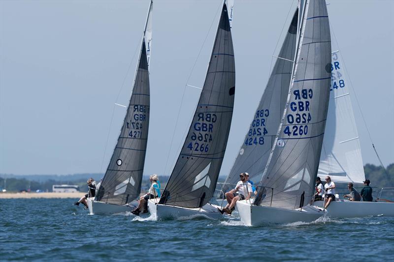 2024 International Paint Poole Regatta Day 1 photo copyright Ian Roman / International Paint Poole Regatta taken at Parkstone Yacht Club and featuring the J/24 class