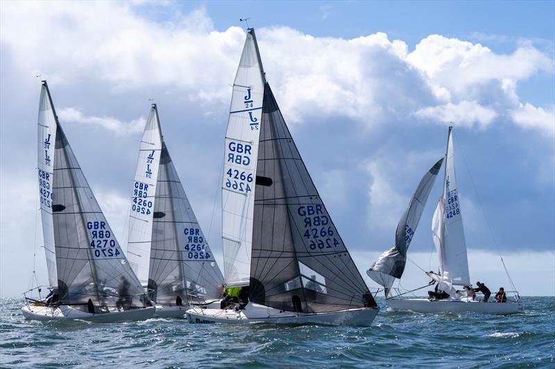 2024 International Paint Poole Regatta Day 3 photo copyright Ian Roman / International Paint Poole Regatta taken at Parkstone Yacht Club and featuring the J/24 class