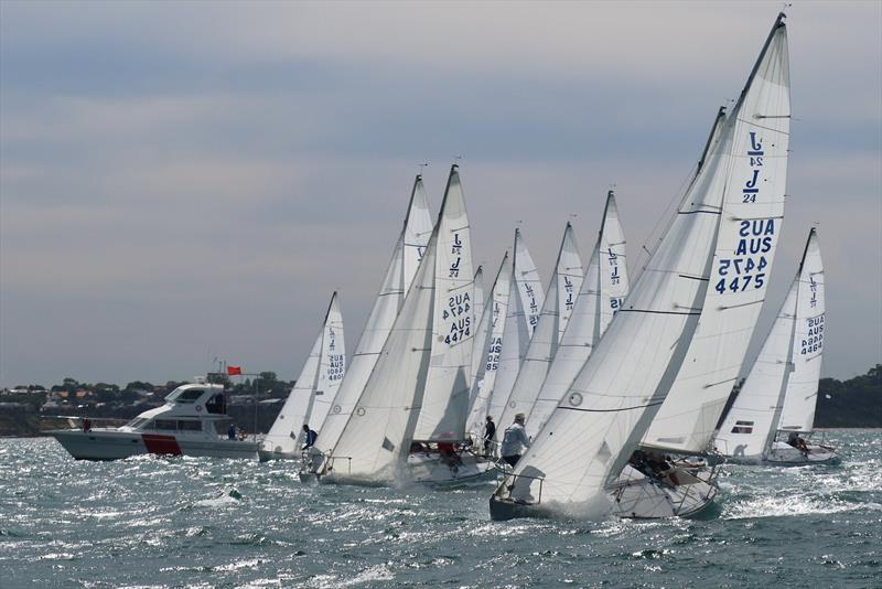 J24 Australian Nationals in Melbourne - Close racing from start to finish - photo © SYC