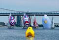 Liberty Sailing Club's J/27s and other keelboats racing in the 2024 Philadelphia Cup Regatta © Irina Bernatsky