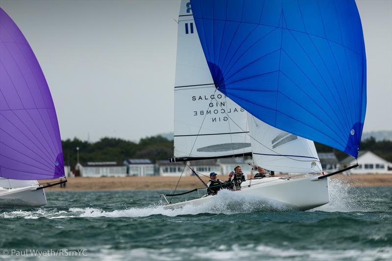 Graham Clapp's J/70 Jeepster during the Champagne Charlie Platinum Jubilee Regatta photo copyright Paul Wyeth / RSrnYC taken at Royal Southern Yacht Club and featuring the J70 class