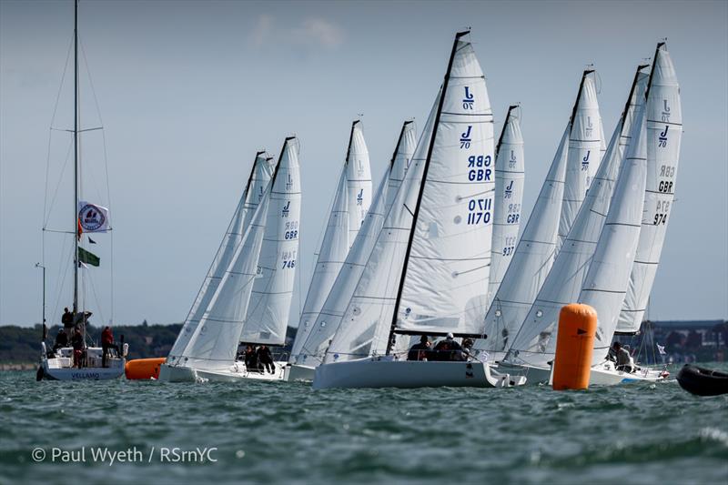 Land Union September Regatta 2022 photo copyright Paul Wyeth / www.pwpictures.com taken at Royal Southern Yacht Club and featuring the J70 class
