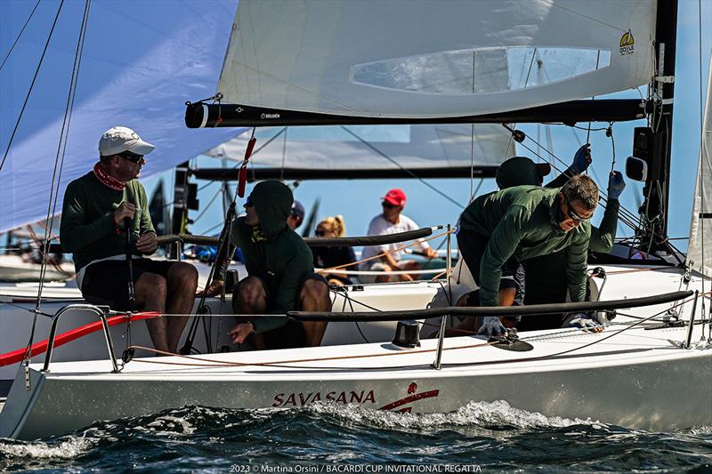 ‘Savasana' holds on to top spot in the J/70 Class - Bacardi Cup Invitational Regatta 2023 - photo © Martina Orsini