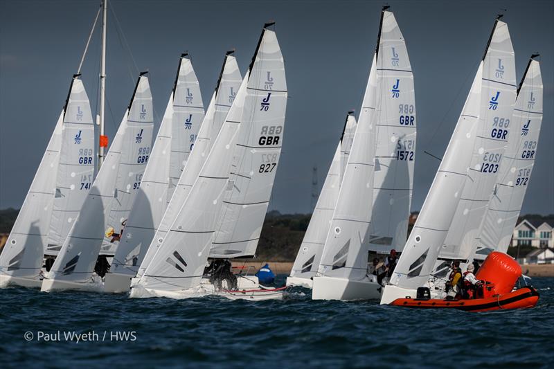 Hamble Winter Series photo copyright Paul Wyeth / www.pwpictures.com taken at Hamble River Sailing Club and featuring the J70 class