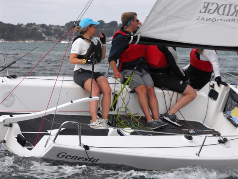 Bembridge J70 Regatta photo copyright Mike Samuelson taken at Bembridge Sailing Club and featuring the J70 class