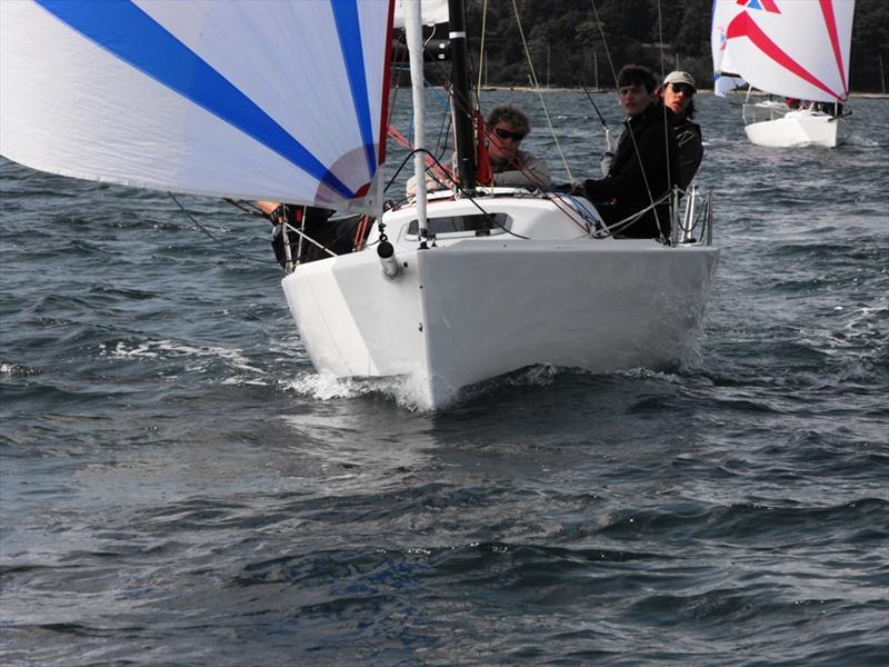 Bembridge J70 Regatta photo copyright Mike Samuelson taken at Bembridge Sailing Club and featuring the J70 class