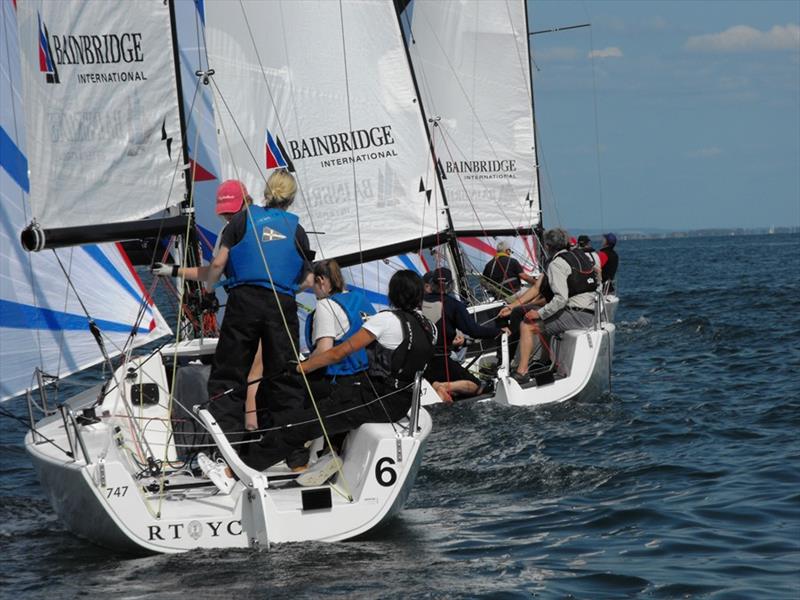 Bembridge J70 Regatta photo copyright Mike Samuelson taken at Bembridge Sailing Club and featuring the J70 class