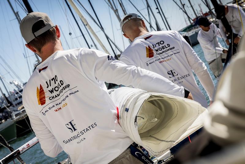 All set for the Sandberg Estates J/70 Worlds in Palma - photo © SailingShots by María Muiña