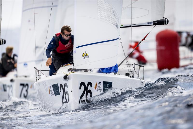 Mindset (BRA) on day 1 of the Sandberg Estates J/70 Worlds in Palma photo copyright SailingShots by María Muiña taken at Real Club Náutico de Palma and featuring the J70 class