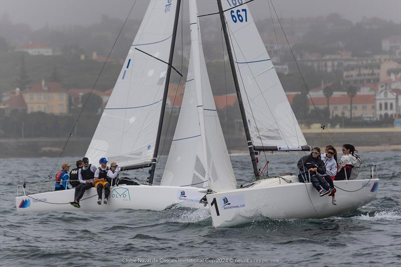 2024 Invitational Cup photo copyright Neuza Aires Pereira taken at Clube Naval de Cascais and featuring the J70 class