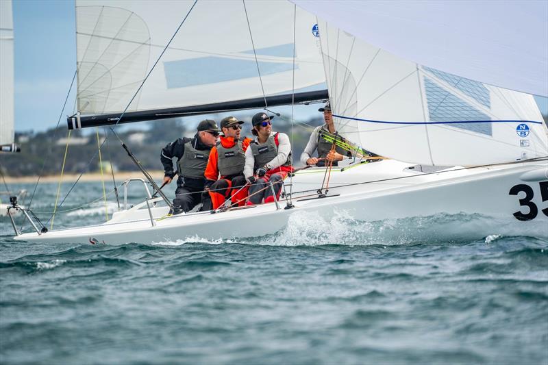 David Doherty's Matador sits second overall after the opening day of racing - Victorian J70 State Championships, Day 1 - photo © Alex Dare, Down Under Sail