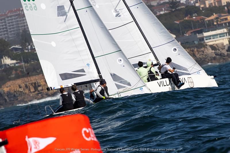 Cascais J70 Winter Series - Portuguese National Championship photo copyright Neuza Aires Pereira taken at Clube Naval de Cascais and featuring the J70 class