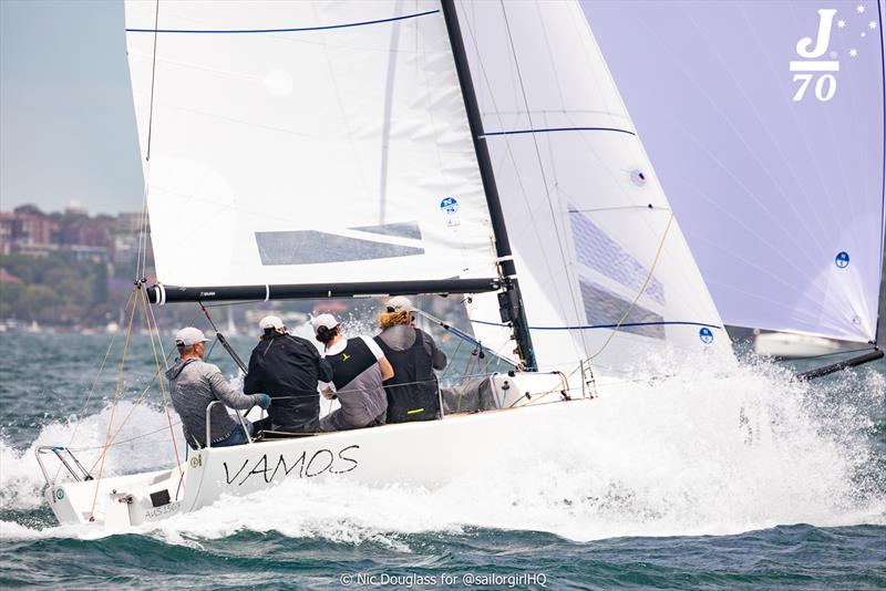 Vamos!!!! - NSW J/70 Championship 2024 photo copyright Nic Douglass for @sailorgirlHQ taken at Royal Sydney Yacht Squadron and featuring the J70 class