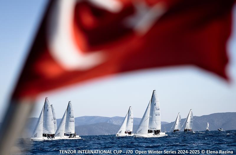 Tenzor International Cup – J/70 Open Winter Series 2024-2025 Day 1 - photo © Elena Razina