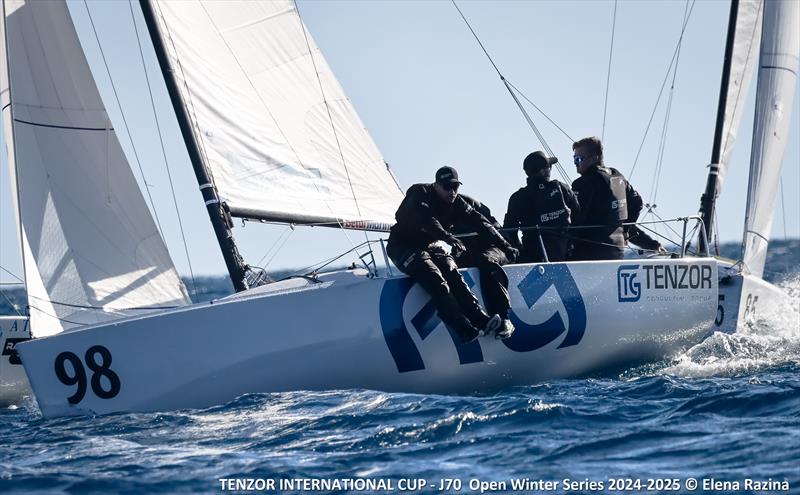 Tenzor International Cup – J/70 Open Winter Series 2024-2025 Day 1 - photo © Elena Razina