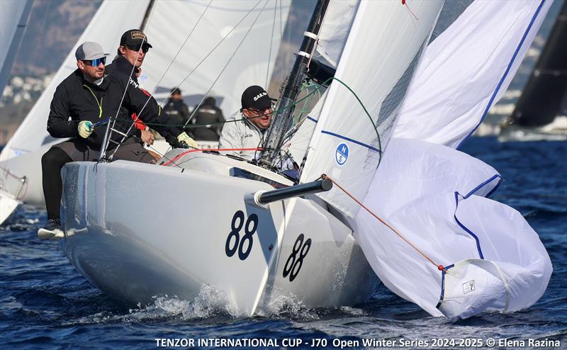 Tenzor International Cup – J/70 Open Winter Series 2024-2025 Day 2 - photo © Elena Razina