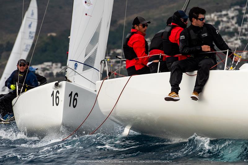 Tenzor International Cup – J/70 Open Winter Series 2024-2025 Day 3 photo copyright SeaYouAgency taken at Tenzor Sailing Club and featuring the J70 class